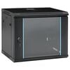 vidaXL Netzwerkschr&auml;nke mit Speicher Black 600 x 450 x 510 mm Stahl