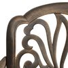 vidaXL 5-tlg. Garten-Essgruppe Bronzen Aluminiumguss