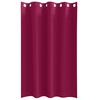vidaXL Verdunkelungs-Vorh&auml;nge mit Ringen 2 pcs Weinrot 175 x 140 cm