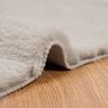 vidaXL Kunstfell Hasen Teppich Olite Beige 80 x 200 cm Polyester