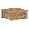 vidaXL Couchtisch 70x70x30 cm Massivholz Mango