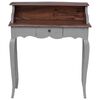 vidaXL Schreibtisch Massives Mahagoniholz 80x40x92 cm