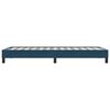 vidaXL Bettgestell ohne Matratze Dunkelblau 80x210 cm Samt