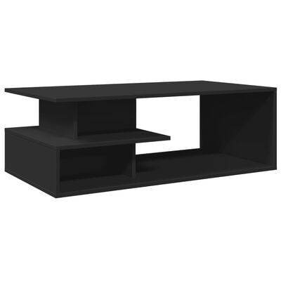 vidaXL Couchtisch Schwarz 102x55x35 cm Holzwerkstoff