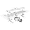 SCH&Uuml;TTE Duschrinne mit Edelstahlabdeckung 85,5 cm