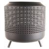 RedFire Feuerkorb mit Grill Midland Schwarz