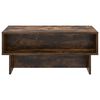 vidaXL Couchtisch Ger&auml;ucherte Eiche 80 x 46 x 35 cm Holzwerkstoff