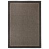 vidaXL Outdoor-Teppich Flachgewebe 140x200 cm Dunkelbraun