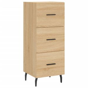 vidaXL Sideboard Sonoma-Eiche 34,5x34x90 cm Holzwerkstoff