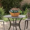 vidaXL Garten-Pflanzgef&auml;&szlig; Rostig 35 x 35 x 15 cm Wetterfeststahl