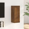 vidaXL H&auml;ngeschrank Braun Eichen-Optik 35x34x90 cm Holzwerkstoff