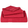 vidaXL G&auml;stet&uuml;cher FROGN 4 Stk. Rot 30x50 cm 360 g/m&sup2;