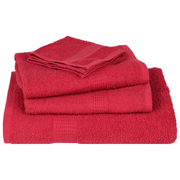 vidaXL G&auml;stet&uuml;cher FROGN 4 Stk. Rot 30x50 cm 360 g/m&sup2;