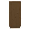 vidaXL Sideboards 2 Stk. Honigbraun 32x34x75 cm Massivholz Kiefer