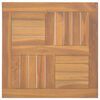 vidaXL Tischplatte Quadratisch 50x50x2,5 cm Massivholz Teak