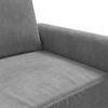 vidaXL 2-Sitzer-Sofa Dunkelgrau 140 cm Samt