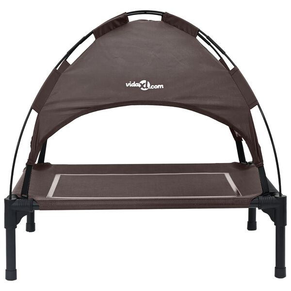 vidaXL Hundebett Braun s Stahl