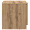 vidaXL Bettschrank 2 pcs Artisan-Eiche 40 x 39 x 40 cm Holzwerkstoff