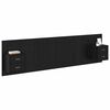 vidaXL Kopfteil mit Schrank 3 pcs Schwarz Eichen-Optik Holzwerkstoff