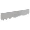 vidaXL Rasenkante 30 stk. 103 x 20 cm Stahl Silber