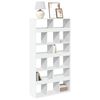 vidaXL B&uuml;cherregal Wei&szlig; 100x33x187,5 cm Holzwerkstoff