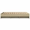 vidaXL Bettgestell ohne Matratze Sonoma-Eiche 120x200 cm Holzwerkstoff