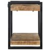 vidaXL Wandregal 90x33x45 cm Raues Massivholz Mango