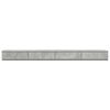 vidaXL Bettschubladen Beton Grau 180 x 36,5 x 16,5 cm Holzwerkstoff