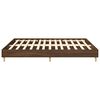 vidaXL Bettgestell ohne Matratze Braun Eiche 160x200 cm Holzwerkstoff