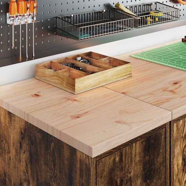 vidaXL Garagen-Aufbewahrungsschrank Räuchereiche Massivholz Kiefer