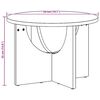 vidaXL Couchtisch Wachsbraun 50 x 50 x 35 cm Massivholz Kiefer