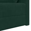 vidaXL Boden-Sofa-Bett 200cm Dunkelgr&uuml;n Samt