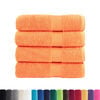 vidaXL Premium Badet&uuml;cher SOLUND 4 Stk. Orange 100x150 cm 600 g/m&sup2;