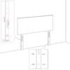 vidaXL Bettgestell ohne Matratze Dunkelblau 90x200 cm Samt