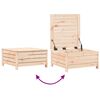 vidaXL 10-tlg. Garten-Sofagarnitur Massivholz Kiefer