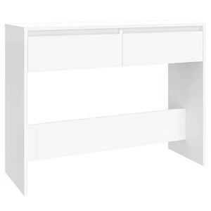 vidaXL Konsolentisch Wei&szlig; 100x35x76,5 cm Holzwerkstoff