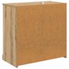 vidaXL Sideboards 2 pcs Artisan-Eiche 70 x 35,5 x 67,5 cm