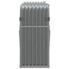 vidaXL Kaminholzunterstand Hellgrau 180x45x100 cm Verzinkter Stahl