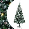 vidaXL K&uuml;nstlicher Weihnachtsbaum Gr&uuml;n 210 cm