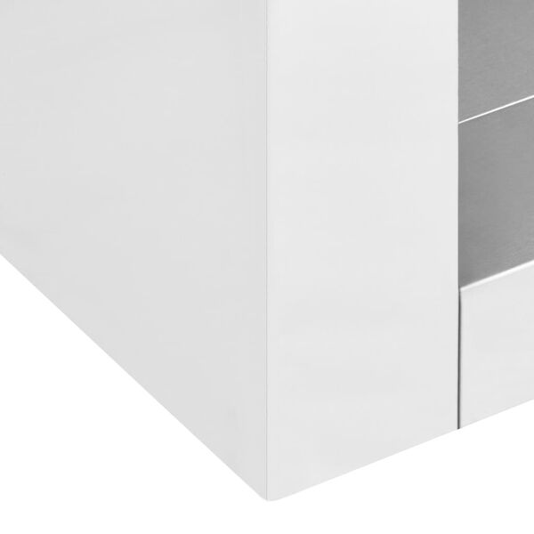 vidaXL Wandh&auml;ngeschrank 120x40x75 cm Edelstahl