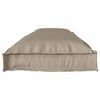 vidaXL Kissen Taupe 150 x 40 x 8 cm Oxford-Stoff