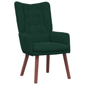 vidaXL Sessel Dunkelgr&uuml;n 63 x 67 x 94 cm Samt