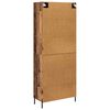 vidaXL Highboard 2 pcs Altholz Holzwerkstoff