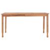 vidaXL Garten-Esstisch 150x90x75 cm Teak Massivholz