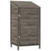 vidaXL Ger&auml;teschuppen Anthrazit 55x52x112 cm Massivholz Tanne