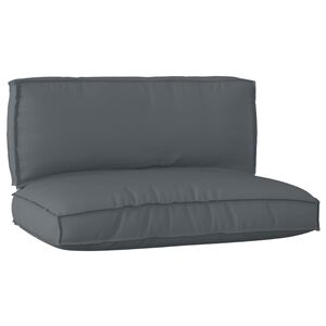 vidaXL Palettenkissenset Oxford-Stoff Anthrazit 120 x 80 x 52 cm