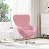 vidaXL Eiersessel Rosa Samt