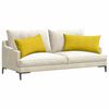 vidaXL Sofakissen 2 St&uuml;ck Gelb 80 x 40 cm Cordstoff