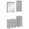 vidaXL Badezimmerm&ouml;bel-Set TULUM 4 Stk. Sonoma-Grau 60 x 34 x 63 cm