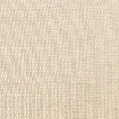 vidaXL Kopfteil mit Ohren Creme 103x16x78/88 cm Stoff